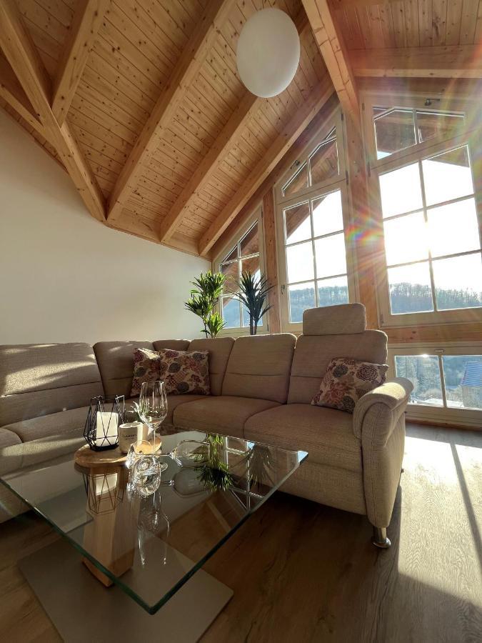Ferienwohnung Blick Thyratal Obergeschoss Stolberg i. Harz Esterno foto