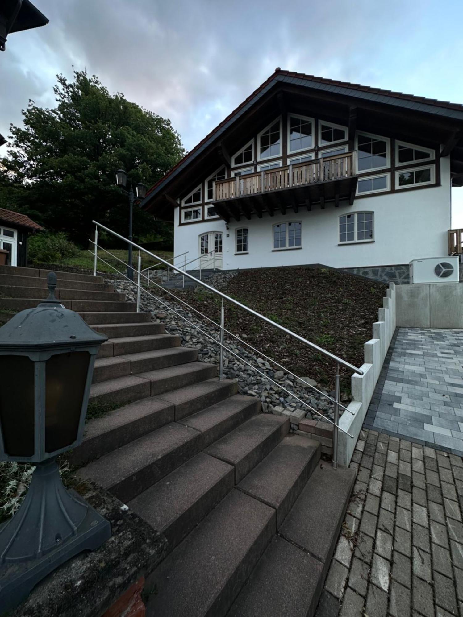 Ferienwohnung Blick Thyratal Obergeschoss Stolberg i. Harz Esterno foto